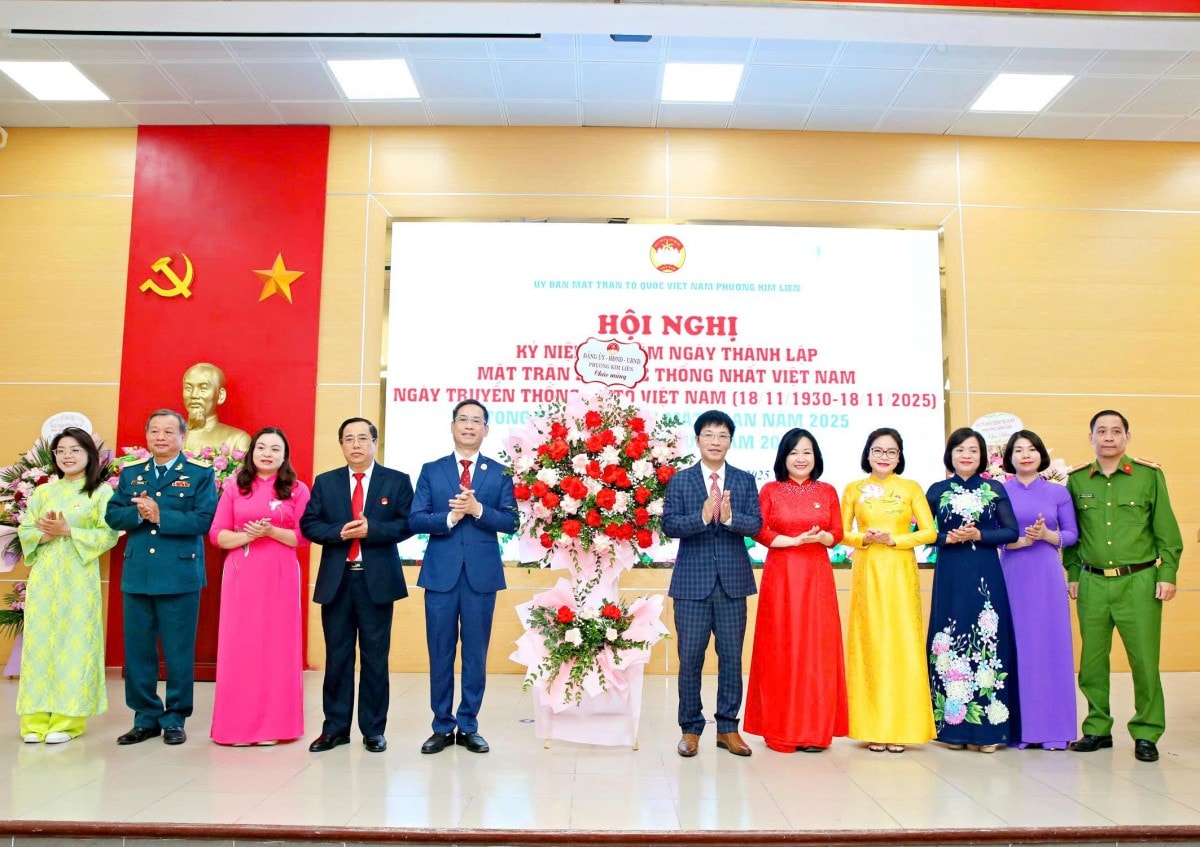 Phường Kim Liên phát huy sức mạnh đại đoàn kết, lan tỏa mạnh mẽ phong trào thi đua