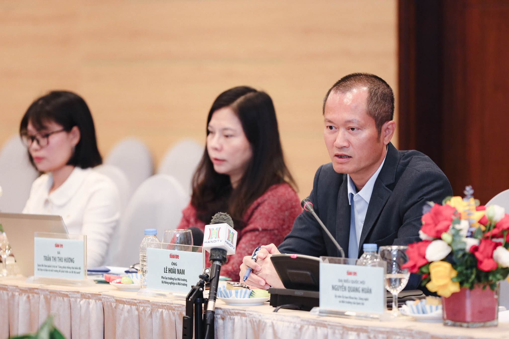 Ông Lê Hoài Nam, Phó cục trưởng Cục Môi trường (Bộ Nông nghiệp và Môi trường). Ảnh: Quang The