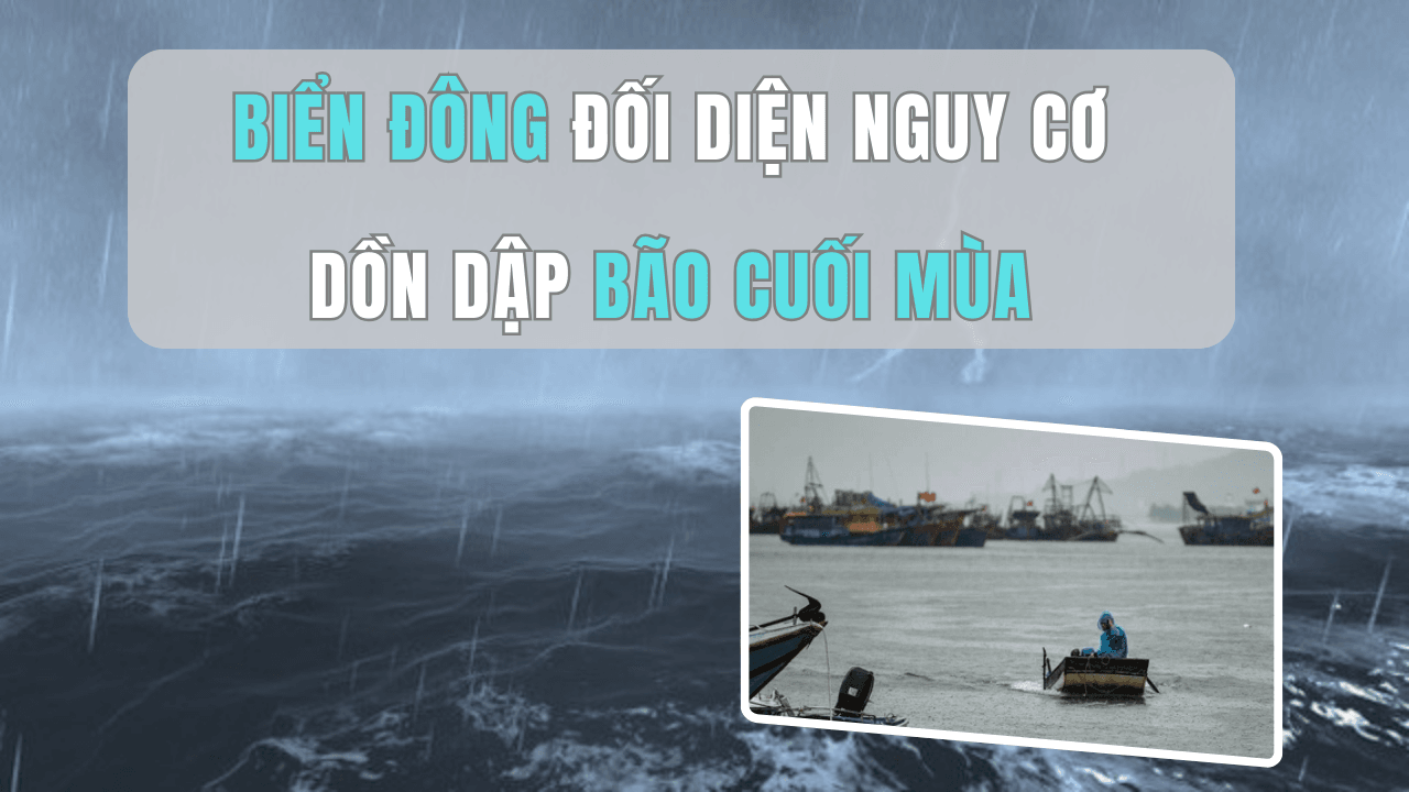 Biển Đông đối diện nguy cơ dồn dập bão cuối mùa