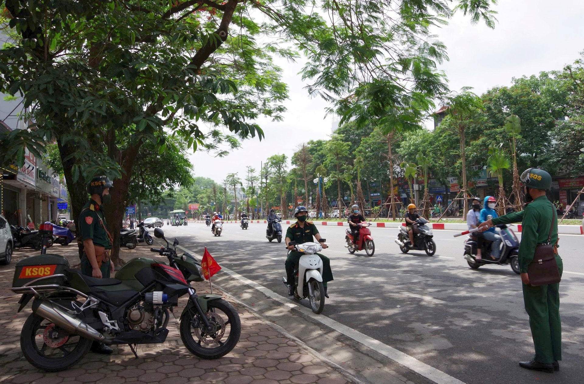 The military control force of the Hanoi Capital Command to carry out its mission in 2025..jpg