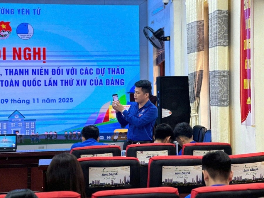 Thanh niên các địa phương tham gia đối thoại, chia sẻ ý kiến về Dự thảo Văn kiện.