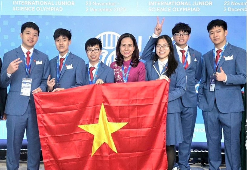Việt Nam giành 6 huy chương Olympic khoa học trẻ thế giới