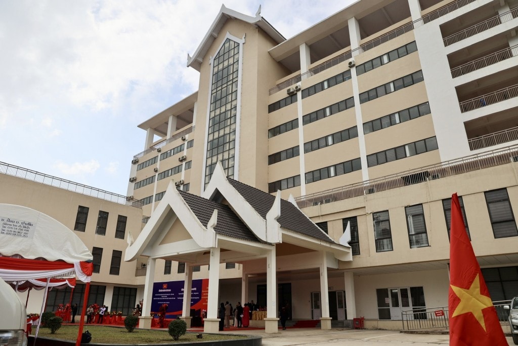 Bệnh viện Hữu nghị Lào-Việt Nam đã hoàn thành, đảm bảo chất lượng, kỹ thuật; đủ điều kiện bàn giao và đưa vào sử dụng - Ảnh: VGP/Minh Ngọc