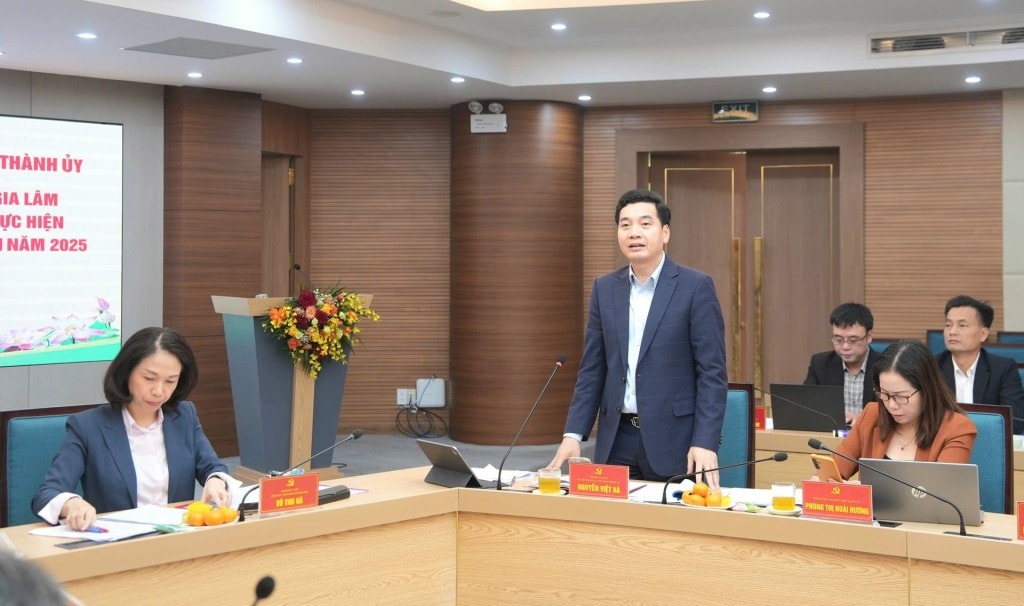 Phó Chủ tịch UBND thành phố Hà Nội Vũ Thu Hà làm việc với xã Gia Lâm