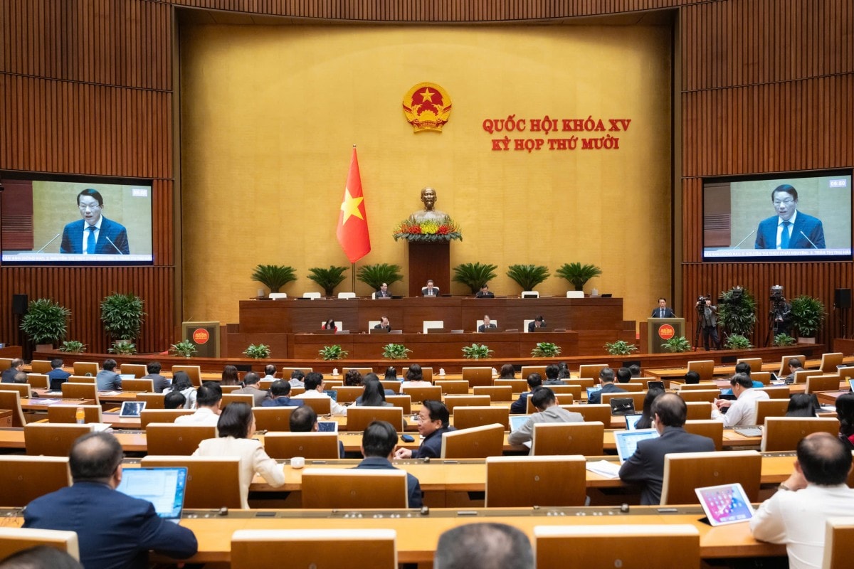 Kỳ họp thứ 10, Quốc hội khóa XV. (Ảnh: QH)