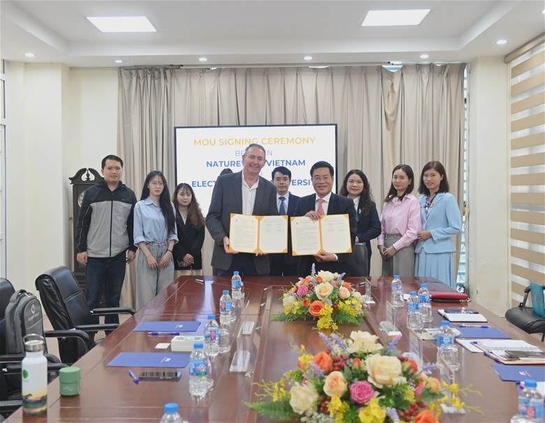 Trường Đại học Điện lực: Thúc đẩy hợp tác về giáo dục và phát triển bền vững với NatureWize Vietnam