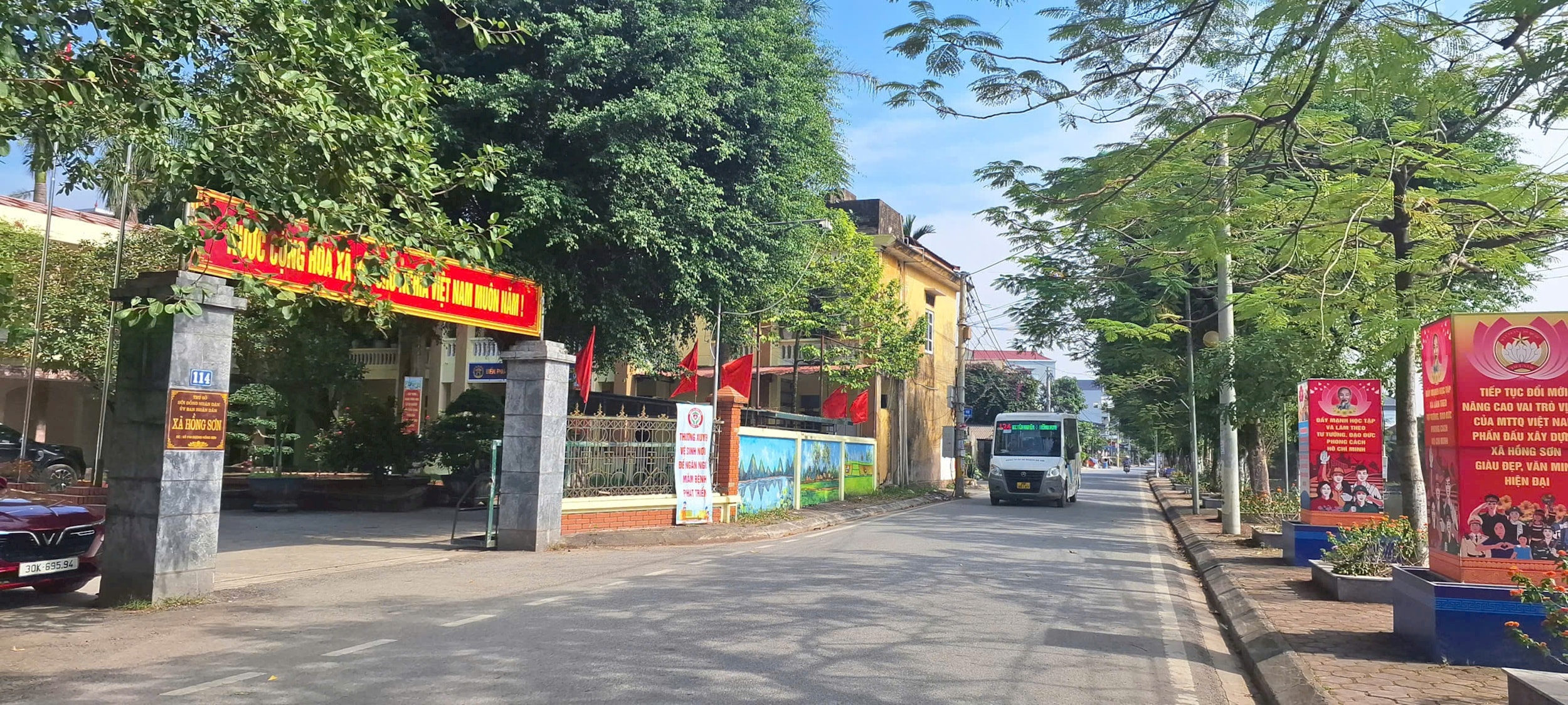 Xã Hồng Sơn (Hà Nội). Ảnh: Minh Phú