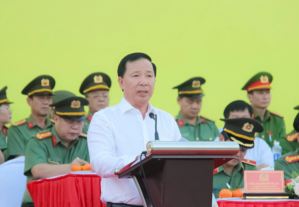 Phó Bí thư Tỉnh ủy, Chủ tịch UBND tỉnh Đồng Nai Nguyễn Văn Út phát biểu chỉ đạo
