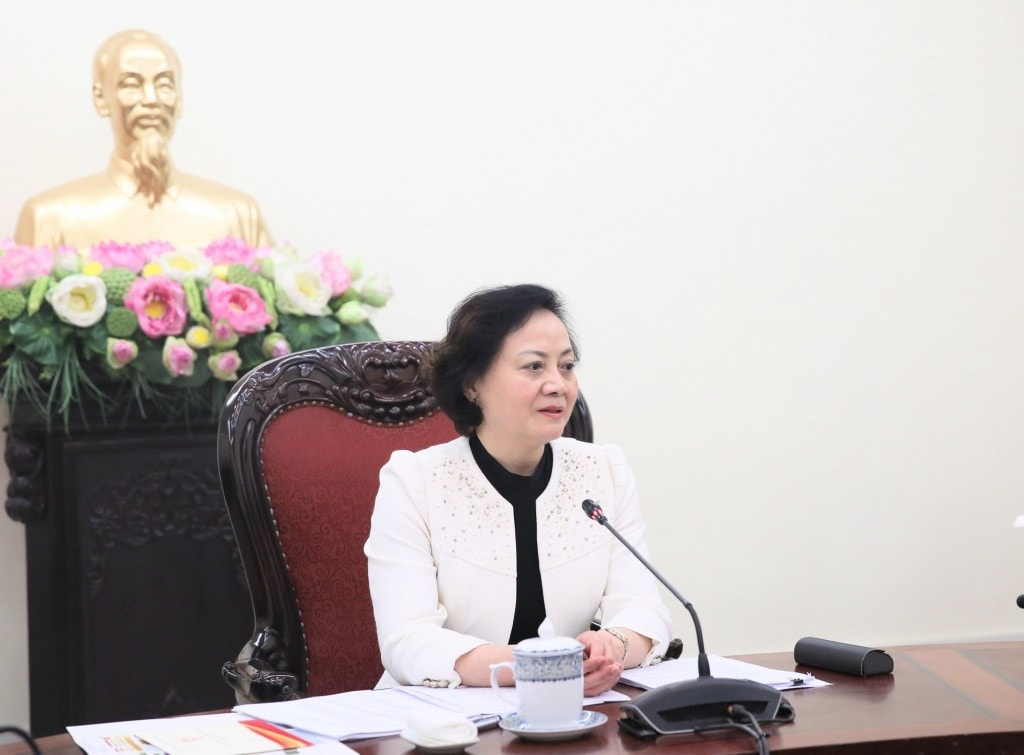 Phó Thủ tướng Phạm Thị Thanh Trà cho rằng Đại hội Thi đua yêu nước XI phải là 'Đại hội của kỷ nguyên mới', tạo khí thế mới cho toàn xã hội - Ảnh: VGP/Thu Giang