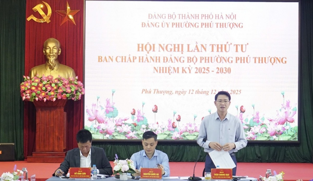 Phú Thượng: Kiện toàn nhiệm vụ năm 2026, hướng tới bầu cử Quốc hội và HĐND các cấp