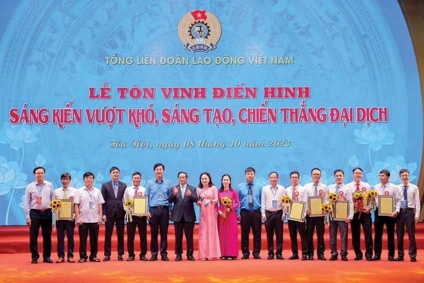 Thủ tướng Phạm Minh Chính chúc mừng Công đoàn Petrovietnam với nhiều sáng kiến vượt khó, sáng tạo, chiến thắng đại dịch