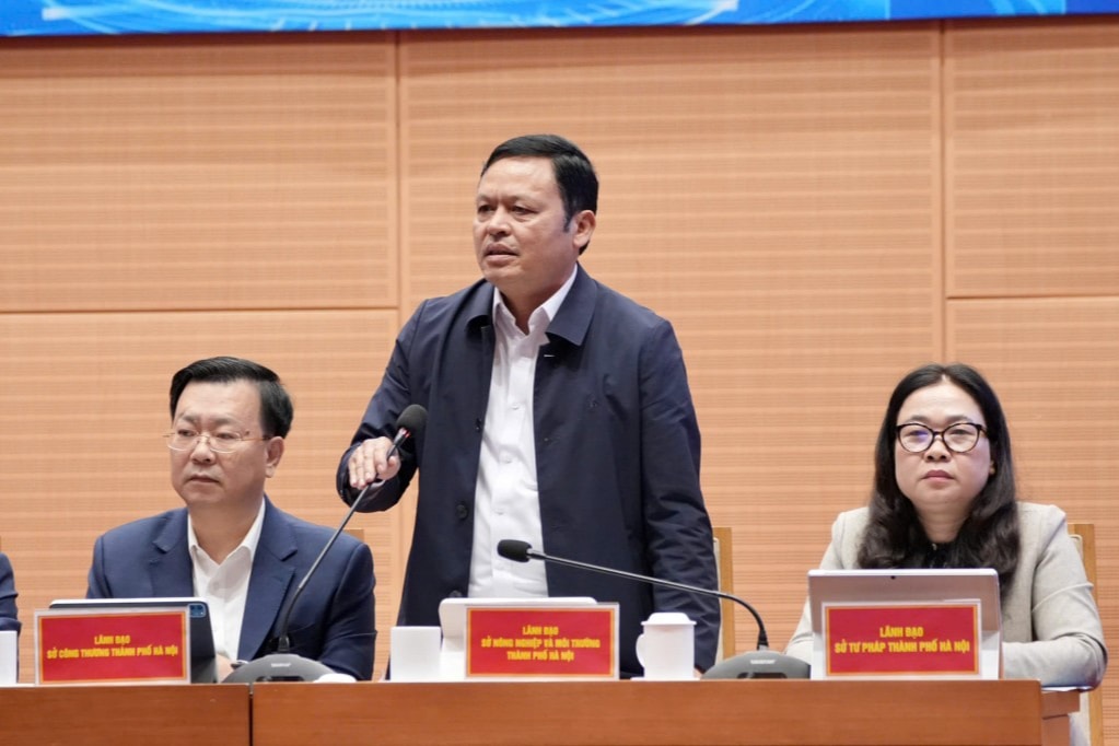 Phó Giám đốc Sở Nông nghiệp và Môi trường Hà Nội Tạ Văn Cường