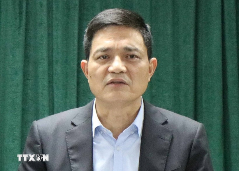 Bị can Nguyễn Thanh Phong, nguyên Cục trưởng Cục An toàn thực phẩm, Bộ Y tế. (Ảnh: TTXVN phát)