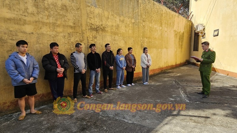 Công an Lạng Sơn khởi vụ án, khởi tố bị can các đối tượng về hành vi sử dụng mạng máy tính, mạng viễn thông, phương tiện điện tử để thực hiện chiếm đoạt tài sản.