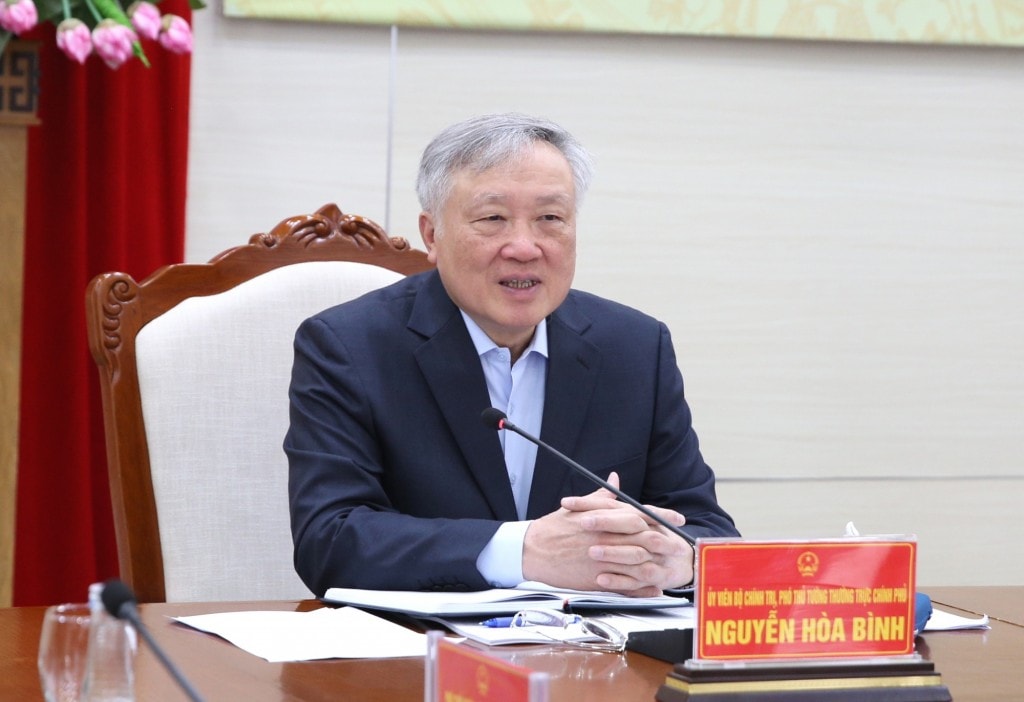 Phó Thủ tướng Thường trực Chính phủ Nguyễn Hòa Bình cho rằng, Quảng Ninh là một cực tăng trưởng của đất nước, những kết quả đạt được là rất ấn tượng, toàn diện trên các lĩnh vực - Ảnh: VGP/Nguyễn Hoàng
