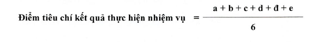 Công thức tính điểm đánh giá, xếp loại công chức- Ảnh 3.