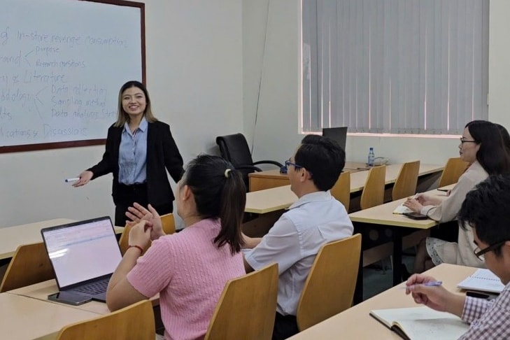 Tiến sĩ (TS) Trần Lê Phước Mai Hoàng sở hữu nhiều thành tích nghiên cứu khoa học 