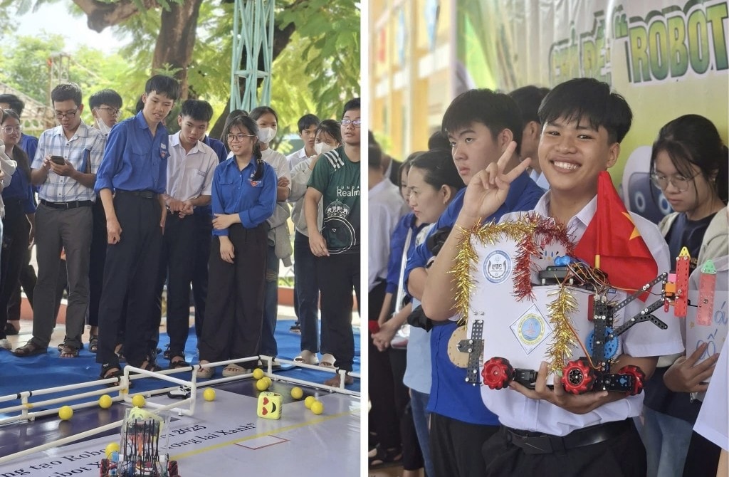 Trường Đại học Sư phạm Kỹ thuật Đà Nẵng tổ chức hoạt động trải nghiệm STEM Robotics cho học sinh với chủ đề “Robot xanh - Tương lai xanh”