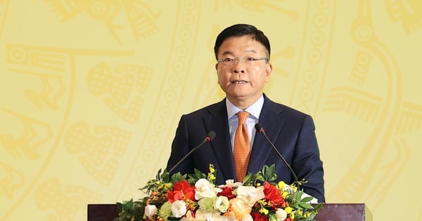 Uỷ viên Trung ương Đảng, Phó Thủ tướng Chính phủ Lê Thành Long phát biểu chỉ đạo tại Hội nghị