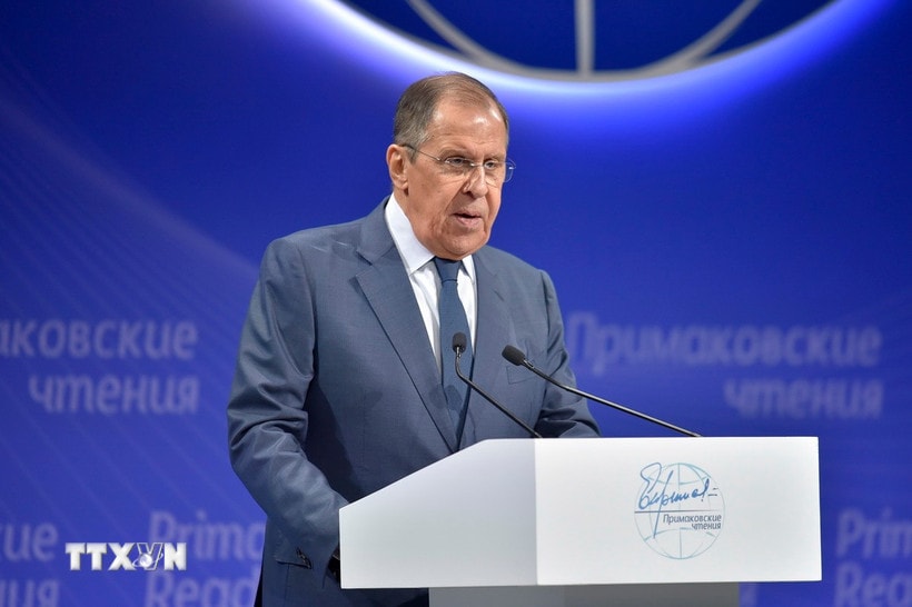 Ngoại trưởng Nga Sergey Lavrov. (Nguồn: THX/TTXVN)