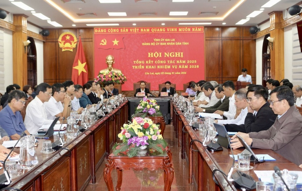 Đảng bộ UBND tỉnh Gia Lai tổ chức hội nghị tổng kết công tác năm 2025, triển khai nhiệm vụ năm 2026