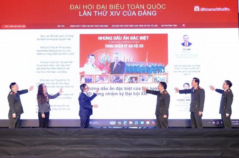 Ra mắt chuyên trang về Đại hội XIV của Đảng trên Báo điện tử Công an nhân dân