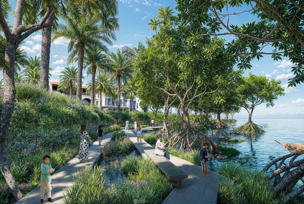 Đảo Nam đầu tư mạnh mẽ vào yếu tố chăm sóc sức khỏe với các tiện ích đặc quyền dành cho cư dân.