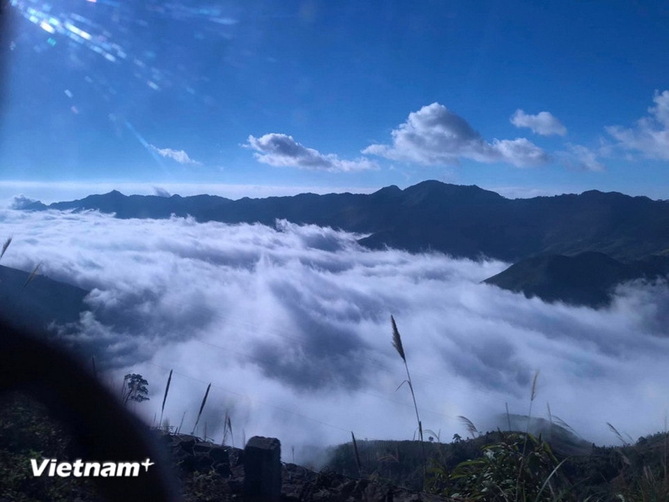 Thiên đường mây Tà Xùa. (Ảnh: Hồng Hạnh/Vietnam+)