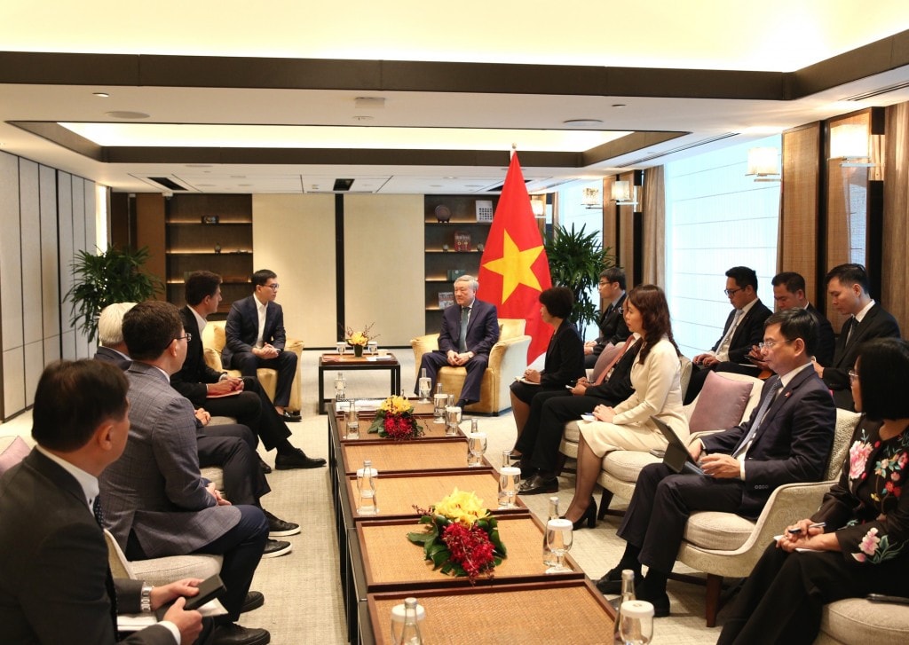 Phó Thủ tướng Thường trực Chính phủ khẳng định Chính phủ Việt Nam khuyến khích các tổ chức tài chính quốc tế uy tín thúc đẩy hợp tác, đầu tư tại Việt Nam - Ảnh: VGP/Nguyễn Hoàng