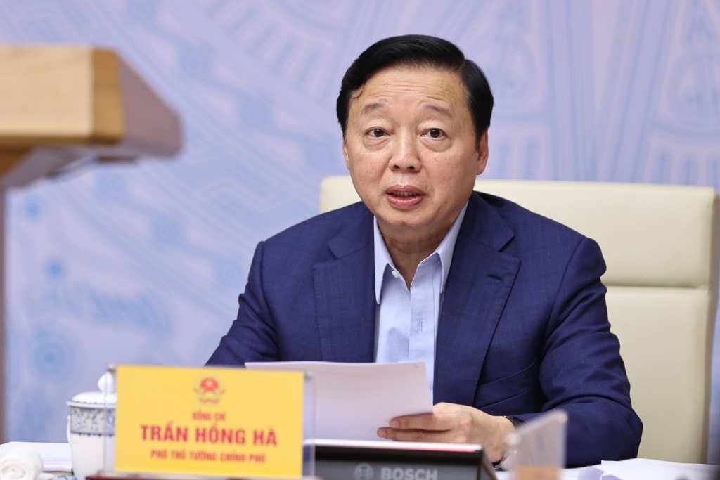 Phó Thủ tướng Trần Hồng Hà phát biểu - Ảnh: VGP/Nhật Bắc