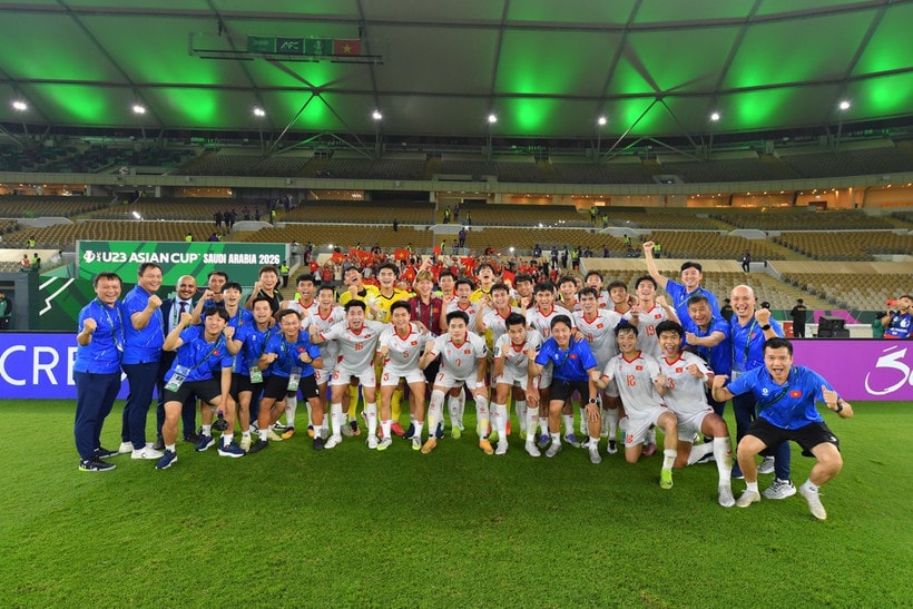 U23 Việt Nam toàn thắng cả ba trận tại vòng bảng U23 châu Á 2026. (Nguồn: AFC)