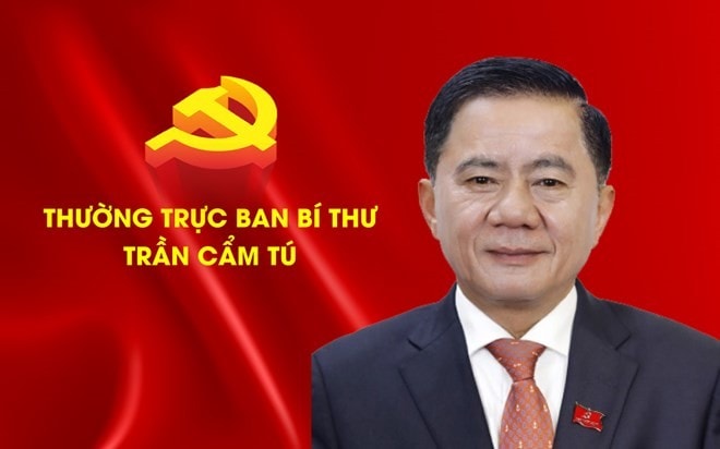 Đồng chí Trần Cẩm Tú tái giữ chức Thường trực Ban Bí thư Trung ương Đảng khóa XIV