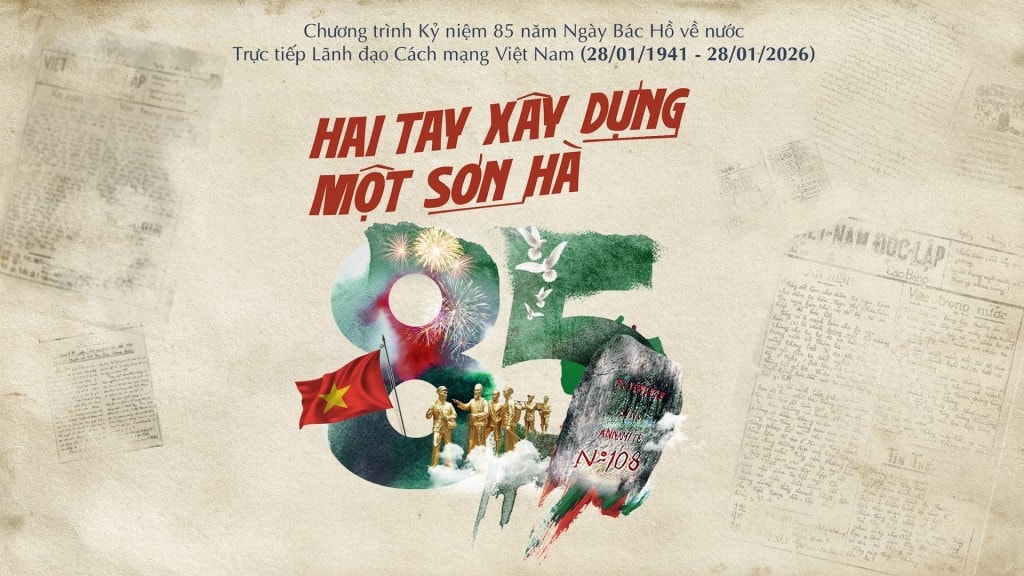 Cầu truyền hình kỷ niệm 85 năm Ngày Bác Hồ trở về nước (Ảnh: VTV)