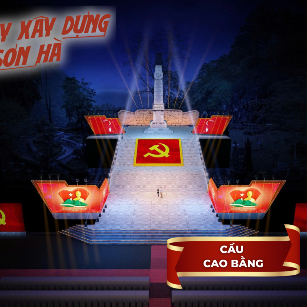 Điểm cầu tại Cao Bằng (Ảnh: VTV)