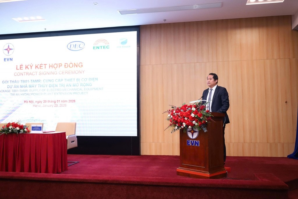 PTGĐ EVN Phạm Hồng Phương phát biểu (1)