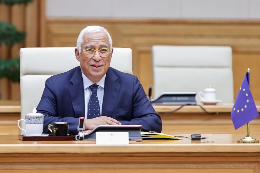 Chủ tịch Hội đồng châu Âu khẳng định Việt Nam là đối tác quan trọng của EU tại khu vực Ấn Độ Dương-Thái Bình Dương và trong ASEAN - Ảnh: VGP/Nhật Bắc