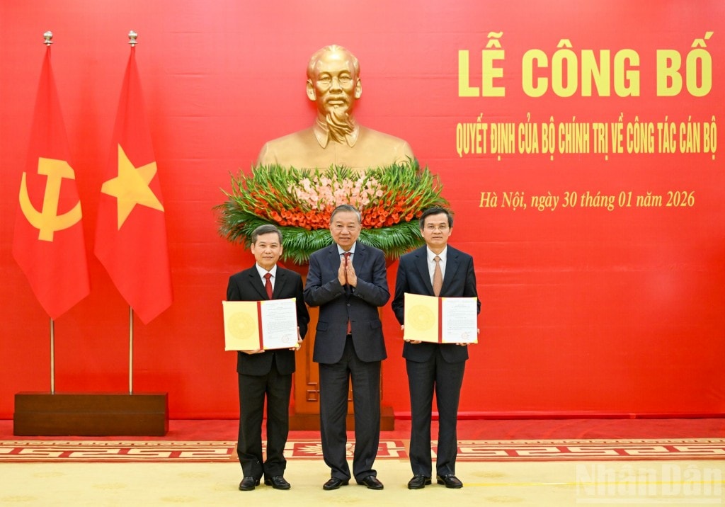 Bổ nhiệm Trưởng Ban Nội chính Trung ương và Giám đốc Học viện Chính trị quốc gia Hồ Chí Minh