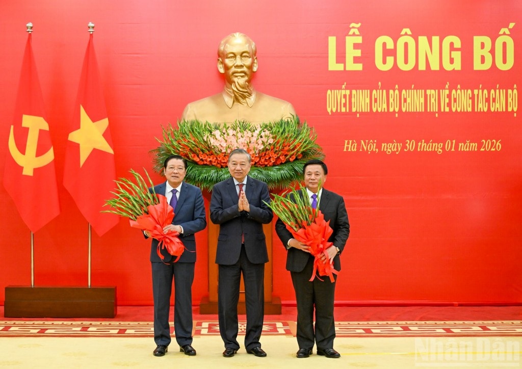 Bổ nhiệm Trưởng Ban Nội chính Trung ương và Giám đốc Học viện Chính trị quốc gia Hồ Chí Minh