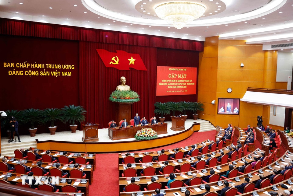 Tổng Bí thư Tô Lâm phát biểu. (Ảnh: Thống Nhất/TTXVN)