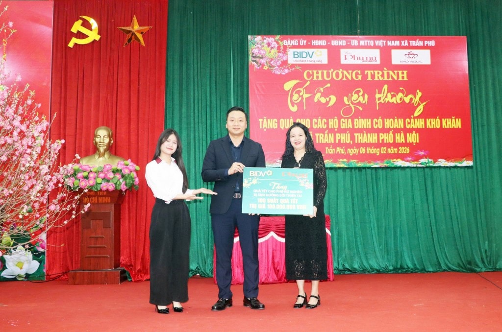“Tết ấm yêu thương” về với xã Trần Phú trong những ngày giáp Tết