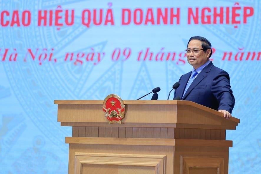 Thủ tướng Phạm Minh Chính phát động 2 phong trào thi đua quan trọng trong kỷ nguyên mới - Ảnh: VGP/Nhật Bắc