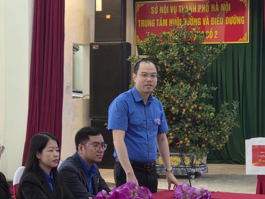 Đồng chí Bí thư Đoàn Thanh niên TP Hà Nội chia sẻ tại chương trình