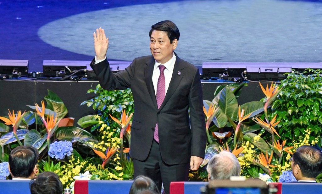 Chủ tịch nước Lương Cường tại Lễ mở ký và Hội nghị cấp cao Công ước của LHQ về chống tội phạm mạng, tháng 10/2025