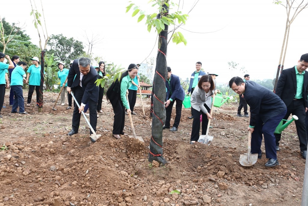 Hội Nông dân thành phố Hà Nội phát động “Tết trồng cây đời đời nhớ ơn Bác Hồ” Xuân Bính Ngọ 2026