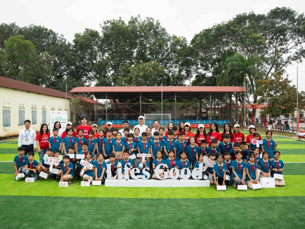 Dự án sân bóng “Hạt giống Tài năng” mang đến cho học sinh không gian rèn luyện thể chất phù hợp và an toàn