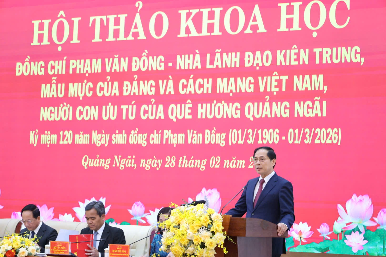 Phó Thủ tướng Bùi Thanh Sơn.