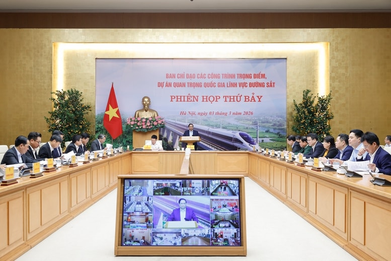 Thủ tướng chủ trì phiên họp thứ 7 của Ban Chỉ đạo các dự án đường sắt- Ảnh 1.