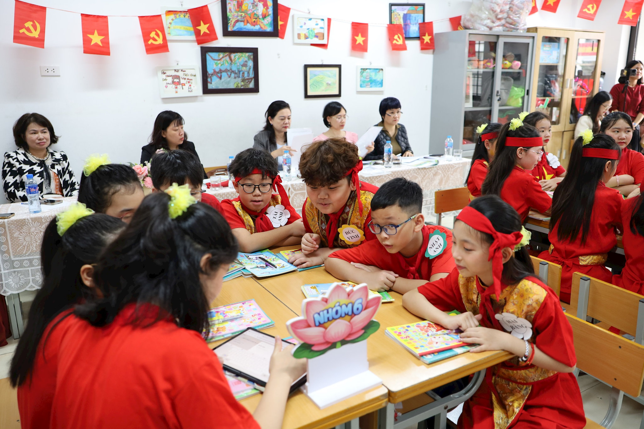 Học sinh trở thành trung tâm trong các tiết giảng. Ảnh: Thanh Hòa