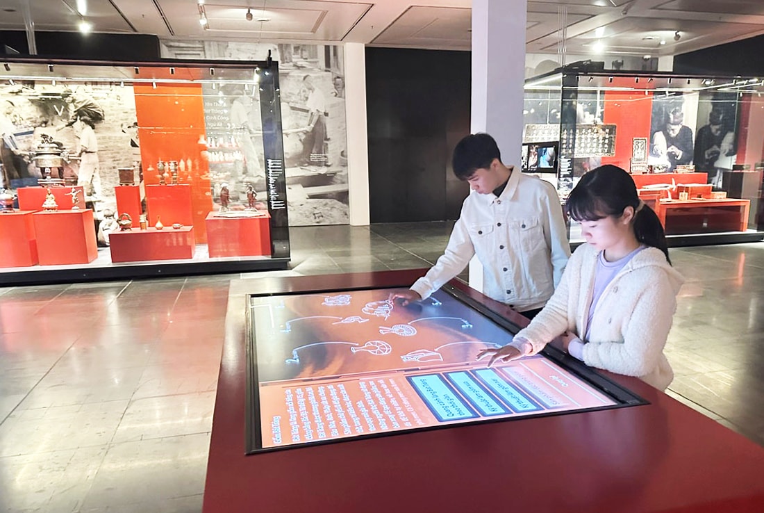 The application of technology in museum exhibitions