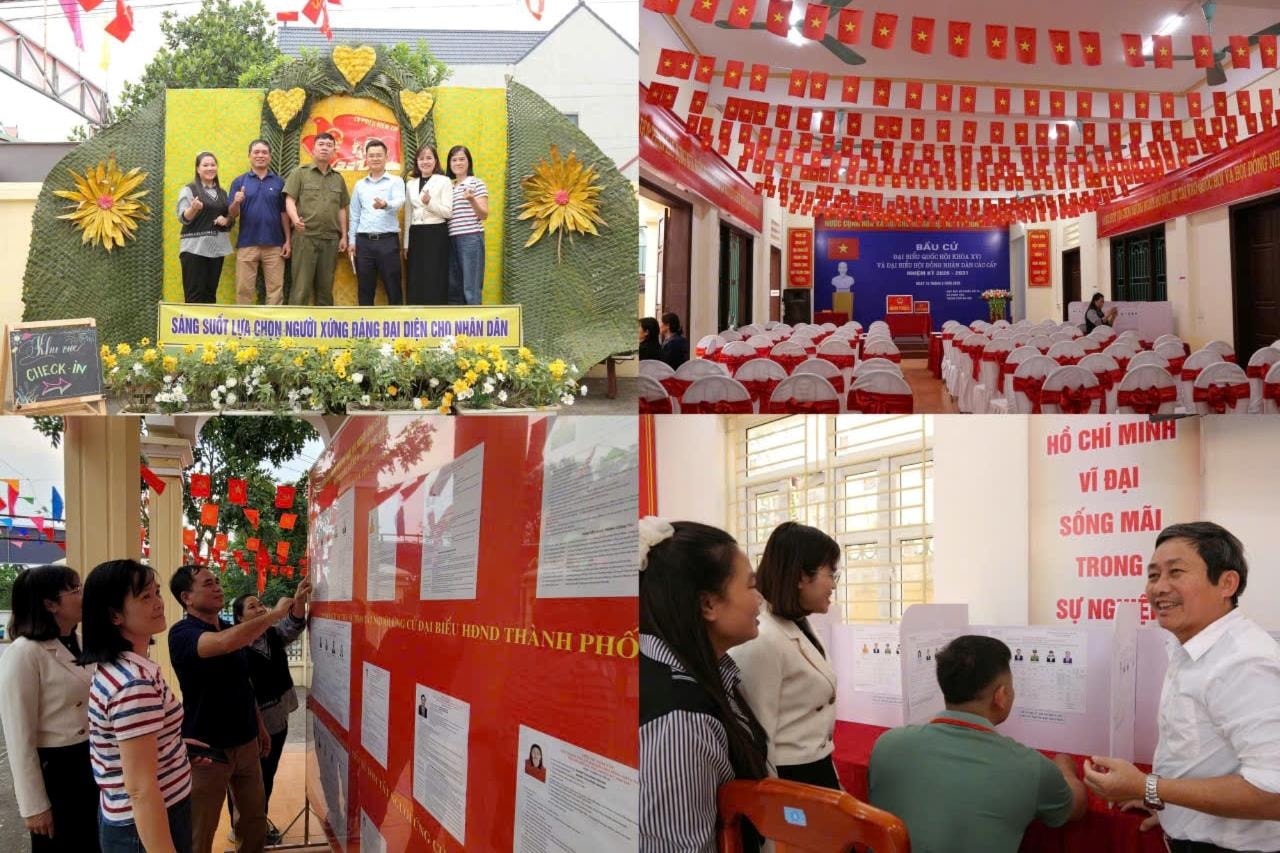 Công tác chuẩn bị cho bầu cử tại các điểm bỏ phiếu ở xã Phúc Thọ đều đã hoàn tất.